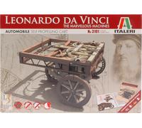 Self-propelling Automobile Cart Leonardo Da Vinci Machines Plastic Kit 10 cm