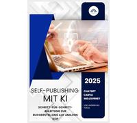 Self-Publishing mit KI: Schritt-für-Schritt-Anleitung zur Bucherstellung auf Amazon KDP: Schreibe, gestalte und veröffentliche profitable Bücher mit ChatGPT, Canva und anderen KI-Tools