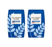 Self Raising Flour 1.5Kg 2 Pack, Made from 100% British wheat, this self-raising flour delivers consistent results for all your baking needs