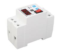 Self Recovery Voltage Protector, AC220V 63A PA66 Housing with Silver Conductor Voltage Protective Device for Boats, Over Safety, Under Safety, Display