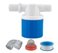 Self-Regulating Cattle Cistern Inlets - Mechanical Leveling Plugs, 5.12 Inch Pond Fluid Regulators for Livestock Feeding, Auto Top-Up Ball Cocks, Farm Hardware, Intake Taps for Dorms and Lakes