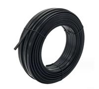 Self Regulating Heating Cable 17W/m for Anti Freeze Drain Pipes, Copper Core with PE Insulation and Waterproof Design for Winter Use (50M)