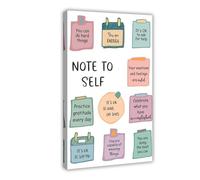 Self Reminder Poster, Mental Health, Self Confidence, Cognitive Behavioral Therapy, Affirmations Canvas Poster Wall Art Decor Print Picture Paintings for Living Room Bedroom Decoration 16x24inch(40x60