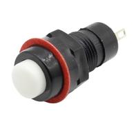 Self-reset 10mm Self Return Momentary Push Button Switch 6Pcs(White)