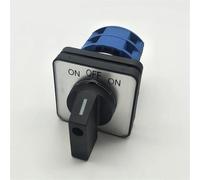 Self-reset AC660V 25A 2 Poles 3-Position Momentary Plstic Rotary Cam Changeover Switch