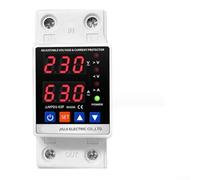Self Reset Overvoltage and Undervoltage Protector for Motor Control with Dual Display Voltage and Current Measurement AC220V Rated Current 40A 63A 80A (40A)