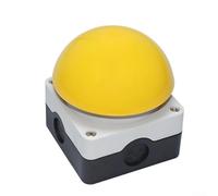 Self-Resetting Mushroom Head Safety Stop Switch IP65 ABS Housing Industrial Button Quick Shutdown 440V 10A AC DC Wide Temperature Waterproof Multiple Colors Easy Installation Production(yellow)