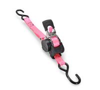 ＡＷＨＡＯ Self-Retracting Cargo-Securing Straps Compact Retractable Ratchet Straps Easy to Store Retractable Cargo-Securing Strap for Trailer, Boat, Pink