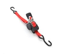 ＡＷＨＡＯ Self-Retracting Cargo-Securing Straps Compact Retractable Ratchet Straps Easy to Store Retractable Cargo-Securing Strap for Trailer, Boat, Red