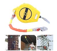 Self Retracting Lifeline Fall Arrester Portable Safety Inertia Reel with Double Lock 330lb Capacity Worker Protection Equipment for Construction Climbing & Industrial Use