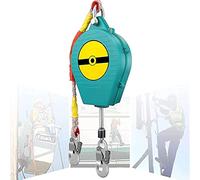 Self Retracting Lifeline for Fall Protect 15m Safe Rope for Harness Ideal for High Altitude Roofing & Construct Work