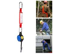 Self Retracting Lifeline Rope Grab Brake Fall Arrester Protector, Industrial Safe Rope, for Tr, Dyneema Ribbon 2.8m LongAutocontroller + buffer packa