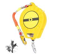 Self-Retracting Lifeline - Shock Absorbing Fall Arrest Lanyard - 150kg Load Capacity - Essential Safety Gear for Roofing Construction and Working at Heights