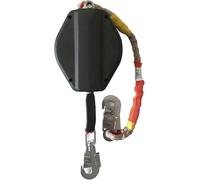 Self Retracting Lifeline with Shock Absorber, Fall Protection Webbing for Roof & Tree House Construction, Load 150KG, High-Strength Fiber (10m)