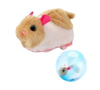 Self Rolling Interactive Cat Ball, 2026 new automatic moving toy with 360 degree spinning design, indoor chasing accessory for cats and dogs (1, Brown and white mice + blue ball)