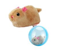 Self Rolling Interactive Cat Ball, 2026 new automatic moving toy with 360 degree spinning design, indoor chasing accessory for cats and dogs (1, Little brown mouse + blue ball)