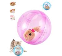 Self Rolling Interactive Cat Ball Electric Chases Goes on Balls Moving Mouse Dog Toy Auto Obstacle Avoid Toys 360° Rolling Spin Moving Pet Ball for Indoor Kitten Cat Small Dog Chase Play(Pink,03#)
