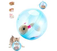 Self Rolling Interactive Cat Ball Electric Chases Goes on Balls Moving Mouse Dog Toy Auto Obstacle Avoid Toys 360° Rolling Spin Moving Pet Ball for Indoor Kitten Cat Small Dog Chase Play(Blue,03#)