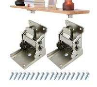 Self -Safe Hinge Connector -Self-Born Folding Hinges, Foldable Invisible Hinge Connector Holders | Foldable Leg Support Holder with Load on Capacity Furniture Fit for E