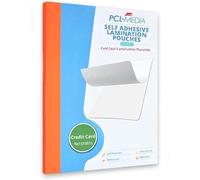 Self Seal Laminating Pouches Credit Card Size, Cold Seal ID Card Laminating Pouch Encapsulation Pouch Finish Size 86 x 54mm (Pack of 25) from PCL Media ltd