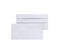 White Box DL 80gsm Self Seal Envelope - White (Pack of 1000)