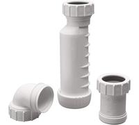 Self-Sealing P Waterless Trap 1-1/2", One Way Sanitary Waste Valve Upgraded Trap Dry Seal Technology Prevent the Backflow of Air & Wastewater Five-Year Warranty