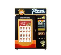 Self-service pizza station, smart touch screen street pizza vending machine, enjoy fresh hot pizza in 3 minutes, 24/7 operation, automatic food vending equipment for universities and office buildings