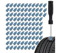 Self-Service Puncture Plug - Rubber Coated Steel Screws, Instant Tire Sealant | Portable Roadside Recovery, Vehicle Wheel Mend, Heavy Duty Threaded Fasteners, Professional Grade Tubeless Repair Hardwa