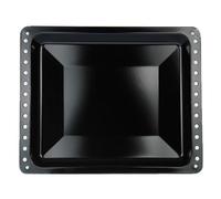 Self Spares Universal Mini Enamelled Sheet Pan Black, Dimensions 423x347x40mm, Mini Ovens Baking Tray