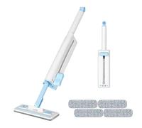 Self-Squeezing Mini Sponge Mops, Hand-Free Small Sponge Cleaning Mop Suitable For Desktop, Bathroom, Car, Glass, Co