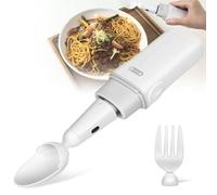 Self-Stabilizing Smart Spoon and Fork, Assistive Eating Utensil for Hand Tremor, Essential Aid for Parkinson's and Tremor Sufferers