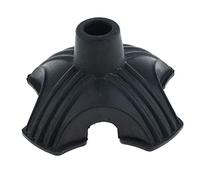 Self Standing Anti Slip Quad Rubber Replacement Tip for Cane Walking Stick Crutches, 7/8 Inch Universal 4 Leg Attachment