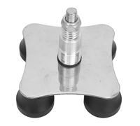 Self Standing Cane Tip Aluminum Alloy Stable Anti Slip 4 Pronged Walking Stick Base 19mm Diameter for Seniors and Post Surgery Recovery