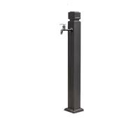 Self-Standing Garden Water Column Copper Fountain Tap 304 Stainless Steel Hose Support Durable Outdoor Watering Solution Perfect for Gardens and Patios