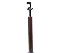Self-Standing Garden Water Column with Faucet 304 Stainless Steel Frost-Resistant Vintage Ground Tap Includes Mounting Accessories Outdoor Backyard Use