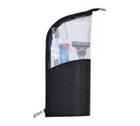 Self-Standing Toiletry Bag, Portable Waterproof Transparent Lightweight Toiletry Bag, Toiletry Necessary, for Men Women Touching Suitcase Beauty Toothpaste Toothbrush