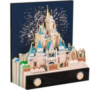 Self-Stick Notes 3D Calendar Tear Off 2024, 3D Calendar Loud Creative Post Sticky Notes, Notepads for Child/Lover/Friends/Wife/Student Gifts (Loud)(Romantic Castle)