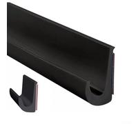 Self Sticking Rain Gutter for Roof Drainage on For Cars RVs Boats, J Shaped Design Made from TPE to Effectively Channel Rainwater (5M)