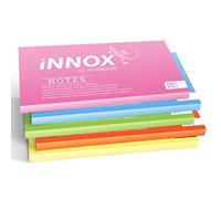Self Sticks Notes 10x20cm | Post it to Any Surface Without Glue or Adhesive | Reusable White Dry Erase | Great for Classroom and Home Office (Assorted Colors, 10x20cm)
