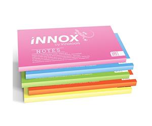 Self Sticks Notes 10x20cm | Post it to Any Surface Without Glue or Adhesive | Reusable White Dry Erase | Great for Classroom and Home Office (Assorted Colors, 10x20cm)