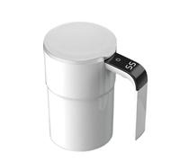 Self Stirring Automatic Temperature Display Rechargeable Cup Blender Rotating Beverage Cup for Hot Chocolate Cocoa Milk Drinks