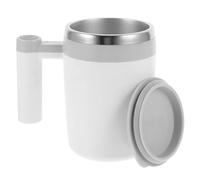 Self Stirring Coffee Cup Electric Mixing Mug with Lid Stainless Steel | Magnetic Rotation, Multifunctional Automatic Stirring, PP Components, for Coffee, Protein Powder, Daily Drinks