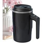 Self Stirring Coffee Mug - Automatic Mixer, Stainless Steel Smart Cup | 3.4 x 3.0 x 6.2 inches, 400 ml | 304 Stainless Steel Automatic Mixer | Smart Temperature Stirring Mug for Office, Desk