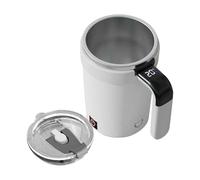Self Stirring Coffee Mug - Integrated Temperature Sensor Measurement, Magnetic Stirring Coffee Mug, Magnetic Stirrings Cup | Milk Mixing Mugs for Travel, Camping, Picnics
