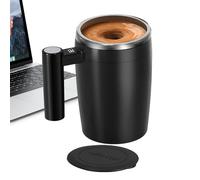 Self Stirring Coffee Mug, Magnetic Coffee Cup, Electric Coffee Mug Self Stirring Cup with Temperature Display | Self Stirring Coffee Cup, 380ml, Self-Stirring Coffee Cup,