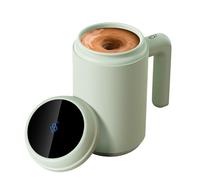 Self Stirring Cup - 420ml Magnetic Mixing Mug, Compact with Temperature Display, Rechargeable Coffee Cup for Effortless Stirring, Auto Blend Machine for Mixing Juice and Powdered Drinks