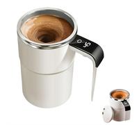 Self-Stirring Magnetic Coffee Cup with Temp Display, Electric Mixing Cup with Magnetic Stirrer, 380Ml Automatic Mixing Cups, for Coffee, Milk and Other Beverages