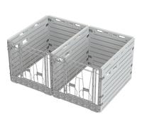 Self-supporting double-bay modular calf box Kerbl