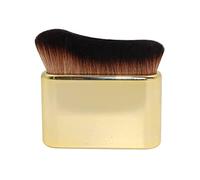 Self Tan Brush Soft Body Makeup Brush Portable Liquid Powder Cream Concealer Cosmetics For Body & Leg Makeup (gold)