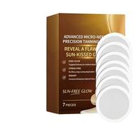 Self Tan Patches,7 Piece Microneedle Face Body Bronzing Accelerator,Sun Free Glow Patches | for Women Men All Skin Types Face Body Daily Travel Home